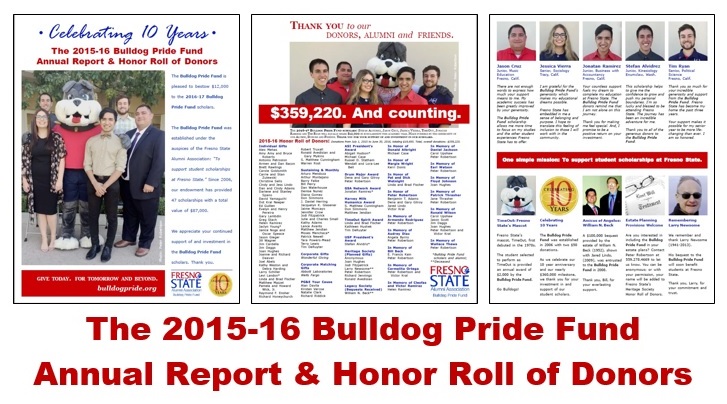 2015-16 Bulldog Pride Fund Annual Report